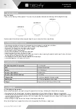 Preview for 2 page of Techly Led lamp Series User Manual