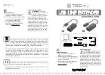 Preview for 1 page of Techly USB LINE EXTENDER Quick Install Manual