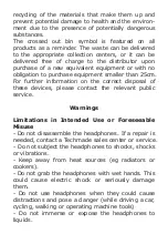 Preview for 12 page of Techmade H21T User Manual