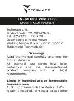 Preview for 11 page of Techmade TM-MUSWN4B Manual