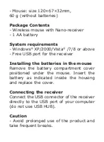 Preview for 16 page of Techmade TM-MUSWN4B Manual