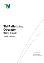 Preview for 1 page of Techman Robot TM Palletizing Operator User Manual