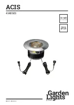 Предварительный просмотр 1 страницы Techmar Garden Lights ACIS Manual