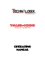 Technalogix TAUD-100 Operating Manual preview