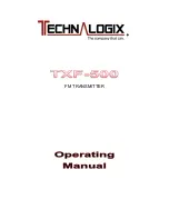 Предварительный просмотр 1 страницы Technalogix TXF-500 Operating Manual