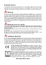 Preview for 8 page of Technaxx BT-X30 User Manual