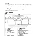 Preview for 3 page of Technaxx BT-X38 User Manual