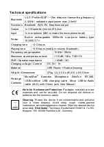 Preview for 2 page of Technaxx MusicMan KidsFun BT-X46 User Manual