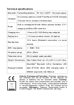 Preview for 2 page of Technaxx Sport BT-X28 User Manual