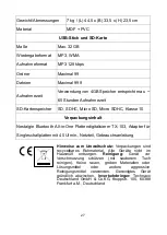 Preview for 27 page of Technaxx TX-103 User Manual