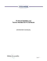 Предварительный просмотр 1 страницы Techne TC-PLUS Operator'S Manual