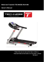 Techness RUN 800 Owner'S Manual preview