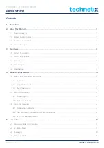 Preview for 2 page of technetix AIMA-OPSW Product User Manual