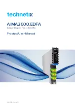 technetix AIMA3000.EDFA Product User Manual preview