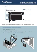 TechNexion Vizionlink PCIE-VL-3480 Quick Install Manual preview