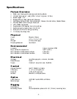 Preview for 4 page of Techni-Lux DL-LEDPAR1C36O/B User Manual