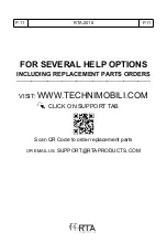 Preview for 12 page of Techni Mobili RTA-2018 Assembly Instructions Manual