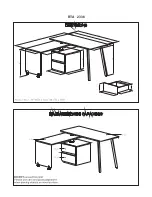 Предварительный просмотр 2 страницы Techni Mobili RTA - 2336 Assembly Instructions Manual