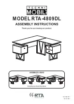 Techni Mobili RTA-4809DL Assembly Instructions Manual preview