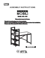 Preview for 1 page of Techni Mobili RTA-7337 Assembly Instructions Manual