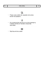 Preview for 2 page of Techni Mobili RTA-737DL Assembly Instructions Manual