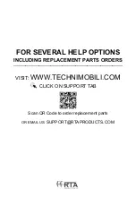 Preview for 20 page of Techni Mobili RTA-737DL Assembly Instructions Manual