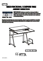 Techni Mobili RTA-8336 Assembly Instruction Manual preview