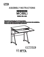 Techni Mobili RTA-8336 Assembly Instructions Manual preview