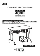 Techni Mobili RTA-8338 Assembly Instructions Manual preview