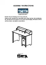 Preview for 1 page of Techni Mobili RTA-8411 Assembly Instructions Manual