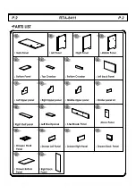 Preview for 2 page of Techni Mobili RTA-8411 Assembly Instructions Manual