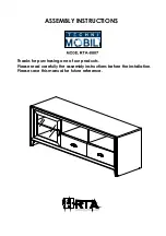 Preview for 1 page of Techni Mobili RTA-8807 Assembly Instructions Manual