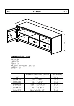 Preview for 2 page of Techni Mobili RTA-8807 Assembly Instructions Manual