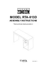 Preview for 1 page of Techni Mobili RTA-913D Assembly Instructions Manual