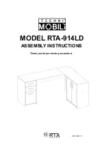 Preview for 1 page of Techni Mobili RTA-914LD Assembly Instructions Manual