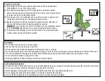 Preview for 2 page of Techni Sport CHAIR RTA-TSF71 Assembly Instructions