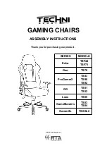 Предварительный просмотр 1 страницы Techni Sport Echo Series Assembly Instructions Manual