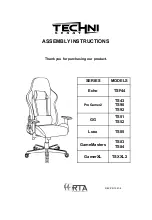 Preview for 1 page of Techni Sport Echo TSF44 Assembly Instructions Manual