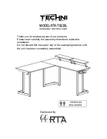 Techni Sport RTA-TS220L Assembly Instructions Manual preview