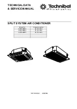 Technibel Climatisation 38.7130.063 Technical Data & Service Manual preview