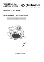 Preview for 1 page of Technibel Climatisation 387106938 Technical Data & Service Manual