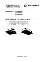 Technibel Climatisation 387106966 Technical Data & Service Manual предпросмотр