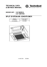 Preview for 1 page of Technibel Climatisation 387106969 Technical Data & Service Manual