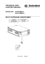 Предварительный просмотр 1 страницы Technibel Climatisation 387106972 Technical Data & Service Manual