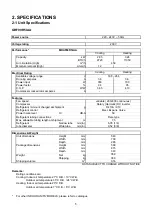 Preview for 5 page of Technibel Climatisation 387107099 Technical Data & Service Manual