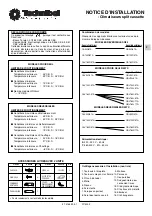 Предварительный просмотр 9 страницы Technibel Climatisation CA122R5TA Series Installation Instructions Manual