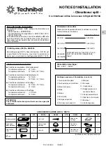 Preview for 9 page of Technibel Climatisation CAF127R5I Installation Instructions Manual