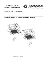 Preview for 1 page of Technibel Climatisation CAV92MR5TA Technical Data & Service Manual