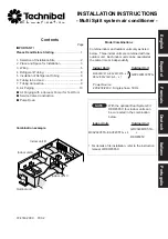 Предварительный просмотр 1 страницы Technibel Climatisation DKR8585C Installation Instructions Manual