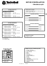 Предварительный просмотр 7 страницы Technibel Climatisation GR 120C Installation Instructions Manual